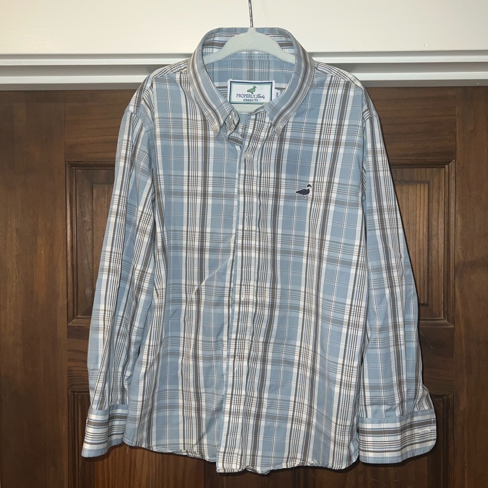 Properly Tied Boys Plaid Button Down - 5